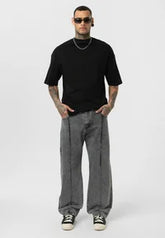 BLUGI RELAXED FIT ASH FADE GRI